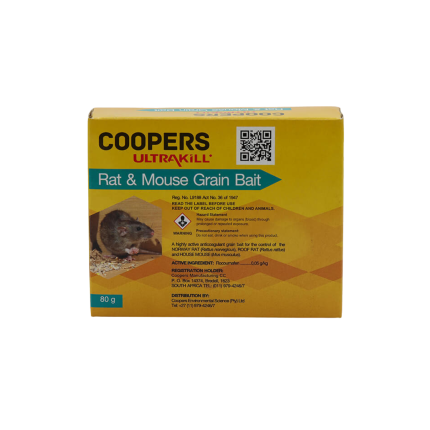 Rat & Mouse Grain Bait 80g