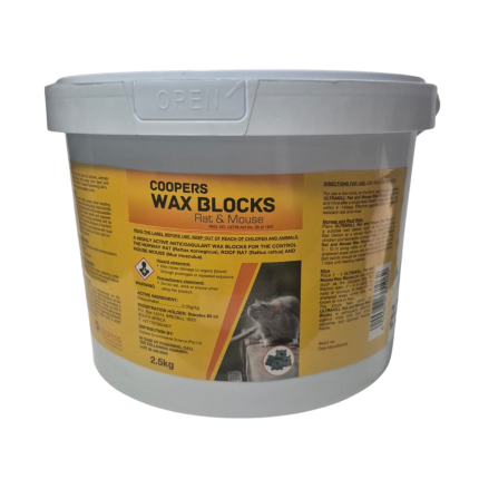Rat & Mouse Wax Block 2.5kg